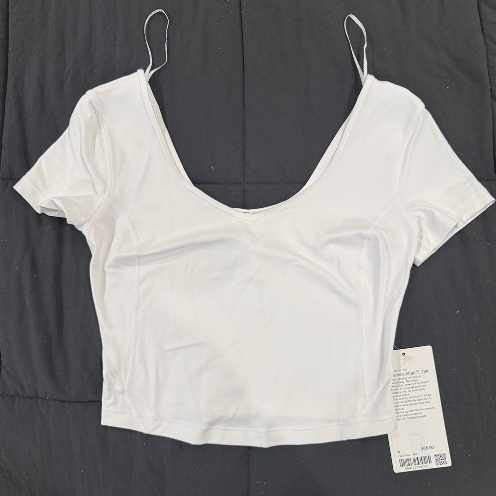 Lululemon white Align top - size 6 - NEVER WORN